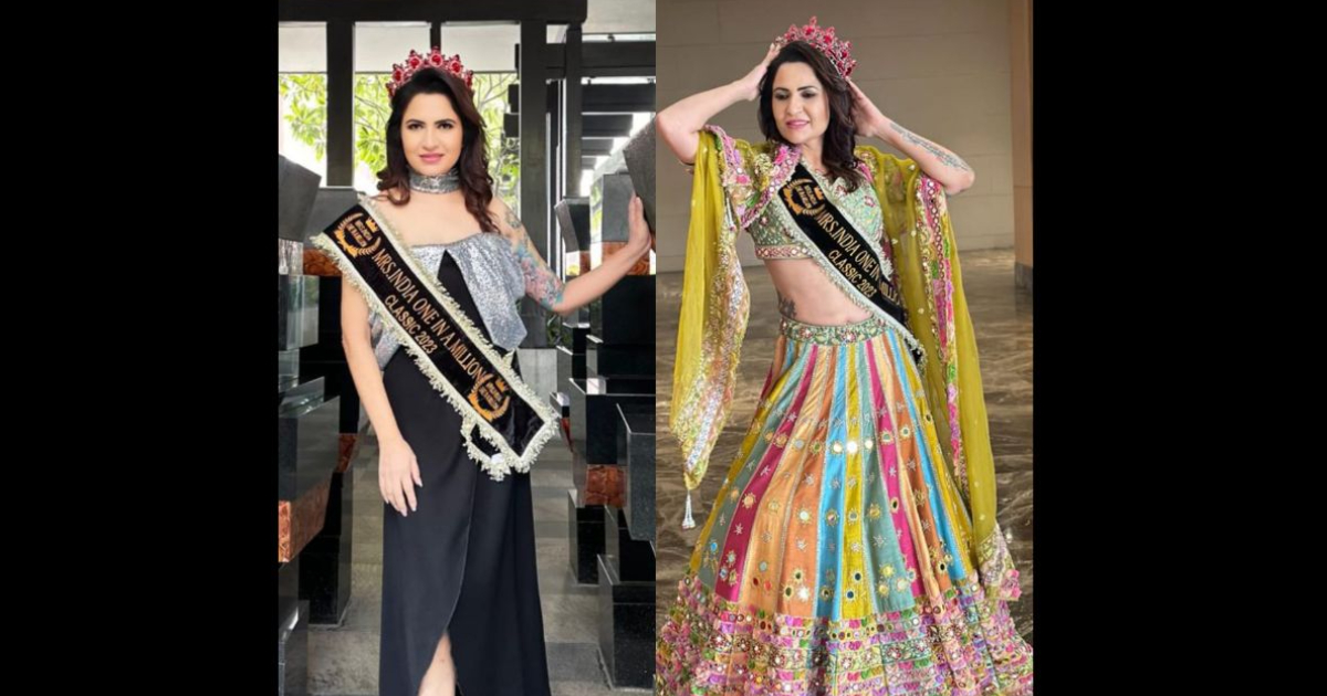 Mumbai based Rupika Grover dazzles as Mrs India One In A Million Classic